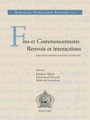 cover image of Fins et commencements. Renvois et interactions